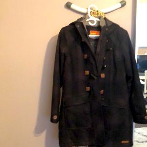 Quilted lining car coat